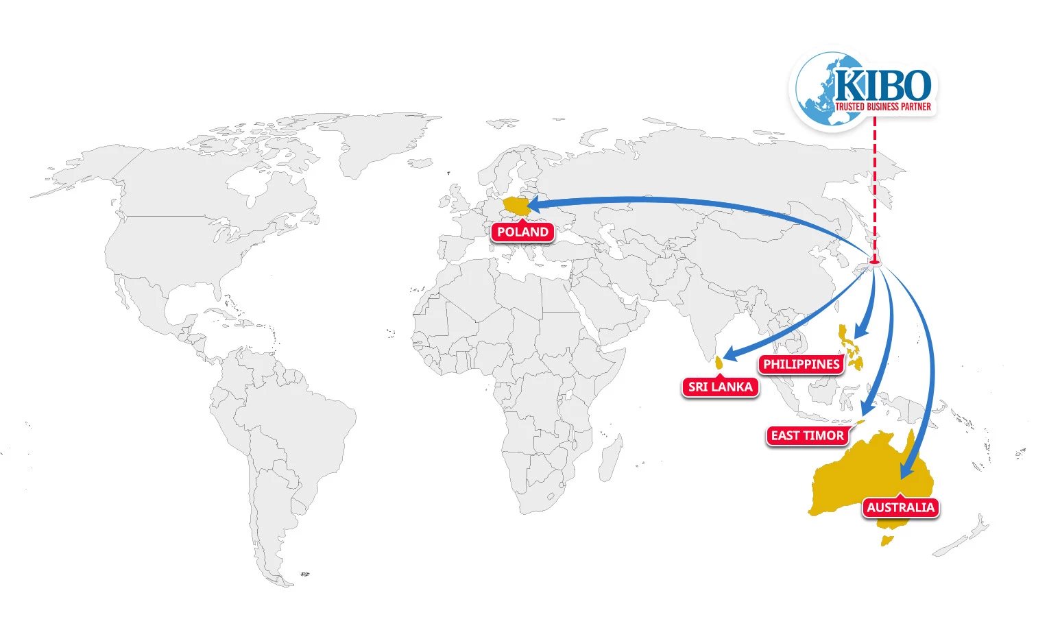Kibo Lanka - Our global presense