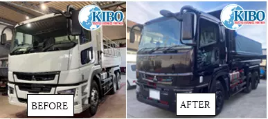 新車トラックの塗装完了しました！